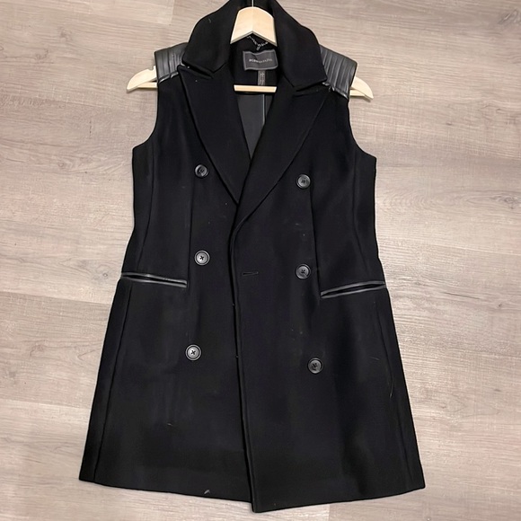 BCBG sleeveless trench open jacket - Picture 1 of 6